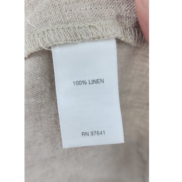 J.‎ Jill Love Linen Tan Brown 100% Linen Pull On Size XL - Picture 7 of 7